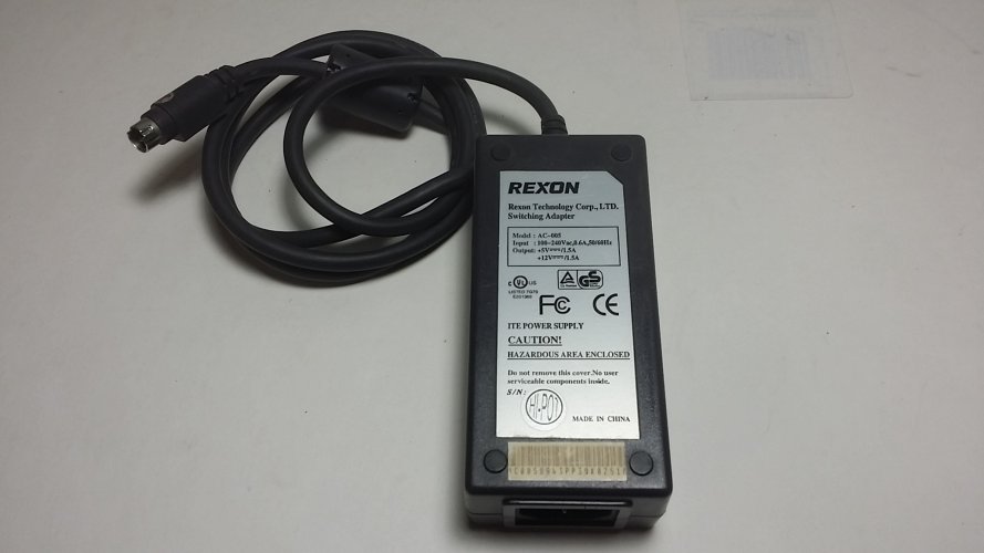 *Brand NEW* Rexon AC-005 5-Pin 5V 1.5A 12V 1.5A AC Power Adapter